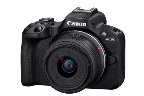 Canon EOS R50, Black + RF-S 18-45mm F4.5-6.3 IS STM Kit MILC 24,2 MP CMOS 6000 x 4000 Pixel Nero