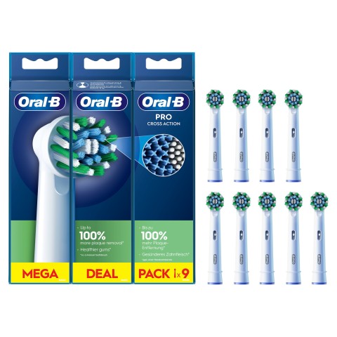 Oral-B CrossAction 9 pz Bianco