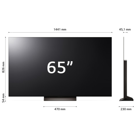 LG OLED evo C4 65'' Serie OLED65C44LA, 4K, 4 HDMI, Dolby Vision, SMART TV 2024