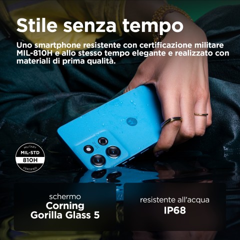 Motorola moto G75 5G 17,2 cm (6.78") Dual SIM ibrida Android 14 USB tipo-C 8 GB 256 GB 5000 mAh Blu