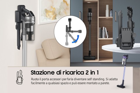 Samsung Aspirapolvere senza filo Jet™ 60 turbo 150W VS15A6031R4