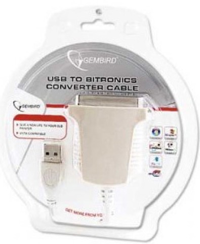 Gembird 1.8m USB Printer Cable cavo parallelo Bianco 1,8 m