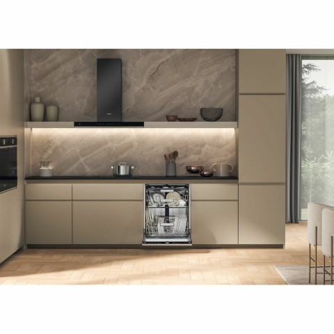 Whirlpool MaxiSpace Lavastoviglie W7I HF60 TU da incasso: 60 cm, nero - Maxi Space