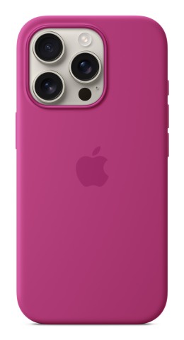 Apple Custodia MagSafe in silicone per iPhone 16 Pro - Fucsia