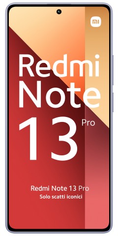 Xiaomi Redmi Note 13 Pro 16,9 cm (6.67") Dual SIM ibrida Android 12 4G USB tipo-C 8 GB 256 GB 5000 mAh Lavanda, Viola