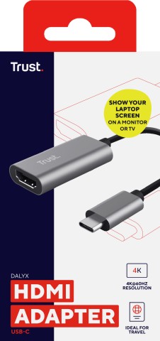 Trust Dalyx adattatore grafico USB Grigio