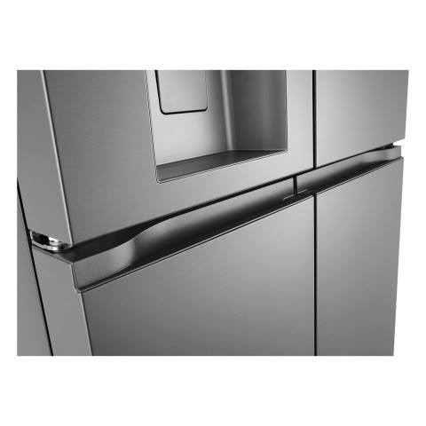 LG GML960PYBE Frigorifero Multidoor, Classe E, 641L, Wi-Fi, Drink dispenser, UVnano, Metal Fresh, No frost, Argento