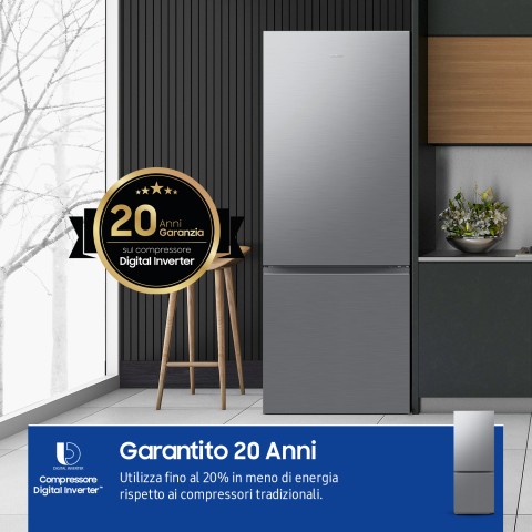 Samsung RB50DG602ES9 Libera installazione 508 L E Metallico, Acciaio inox