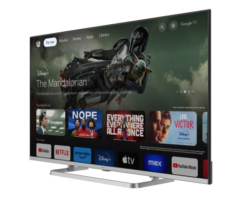 SABA SA43Q80GTV TV 109,2 cm (43") 4K Ultra HD Smart TV Wi-Fi Grigio 250 cd/m²