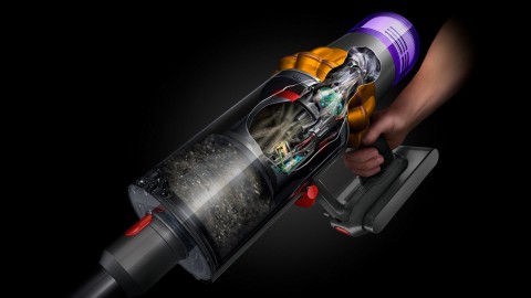 Dyson V15 Detect Absolute aspirapolvere senza filo Nichel, Acciaio inox, Giallo Senza sacchetto