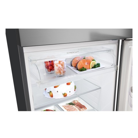 LG GTBV44PYBKD Frigorifero doppia porta 70cm, Classe E, 461L, Door & Linear Cooling, Argento