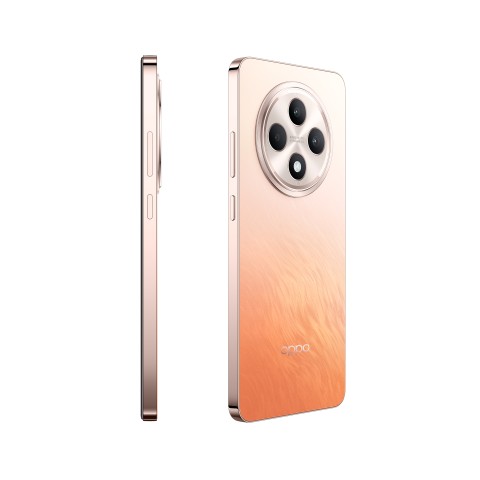 OPPO Reno12 F 4G AI Smartphone, Tripla fotocamera 50+8+2MP, Selfie 32MP, Display 6.67” 120HZ AMOLED FHD+, 5000mAh, RAM 16 GB (8+8) + ROM 256GB, [Versione Italia], Amber Orange