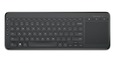 Microsoft All-in-One Media Keyboard tastiera Casa RF Wireless Inglese Nero