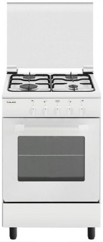 Glem Gas AE55MX3 cucina Elettrico Bianco