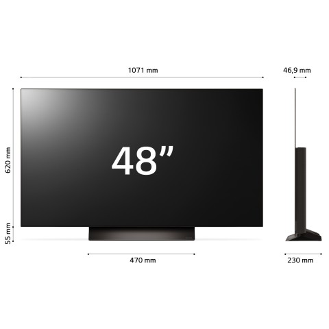 LG OLED evo C4 48'' Serie OLED48C44LA, 4K, 4 HDMI, Dolby Vision, SMART TV 2024