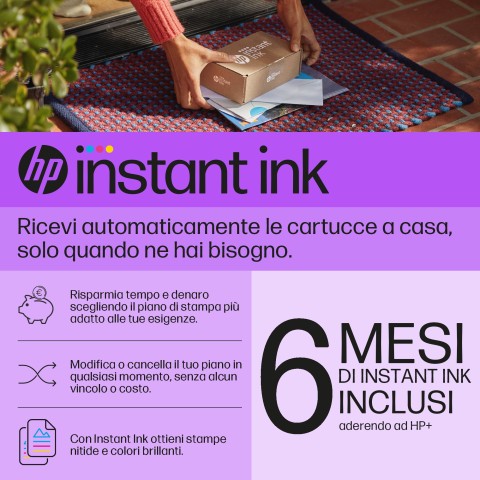 HP DeskJet Stampante multifunzione 4122e