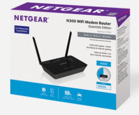 NETGEAR Modem Router Wi-Fi Essentials Edition