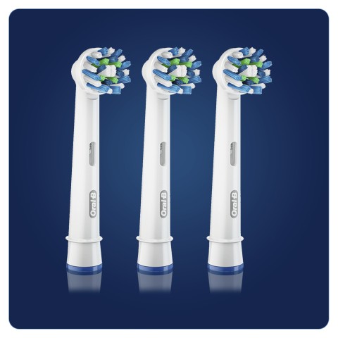 Oral-B CrossAction Testine Per Spazzolino X3