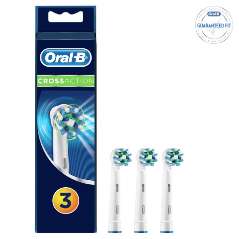 Oral-B CrossAction Testine Per Spazzolino X3