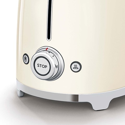 Smeg Tostapane 50's Style – Panna LUCIDO 2x2 – TSF01CREU