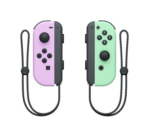 Nintendo Switch - Set da due Joy-Con Viola Pastello/Verde pastello