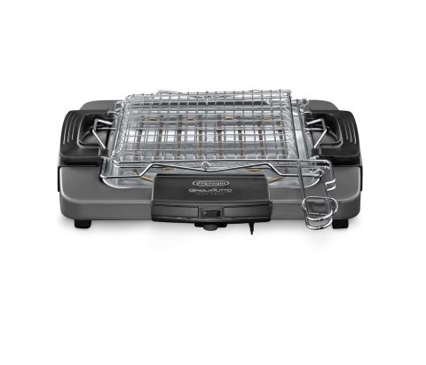 De’Longhi BQ 60.X barbecue per l'aperto e bistecchiera Grill Da tavolo Elettrico Nero, Grigio 1900 W