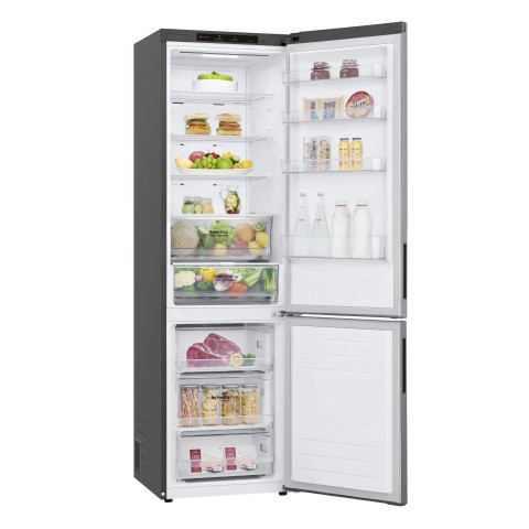 LG GBP62PZNAC Frigorifero combinato, Classe A, 384L, Fresh Converter, No frost, Inox