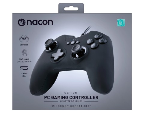 NACON GC-100XF Nero USB Gamepad Analogico/Digitale PC