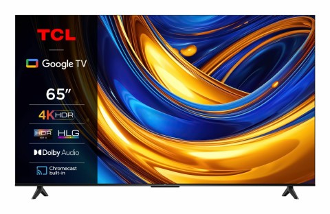 TCL P655 Serie P65 Smart TV Ultra HD 4K 65" 65P655, Dolby Audio, Controlli vocali, Google TV