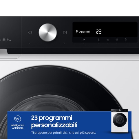 Samsung WW90DB7U94GEU3 lavatrice Caricamento frontale 9 kg 1400 Giri/min Bianco