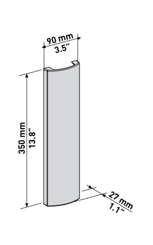 Meliconi 480520 sistema di canalina per cavo 0,35 m Plastica