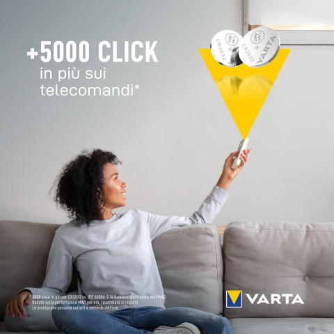 Varta LITHIUM Coin CR2032 (Batteria a bottone, 3V) Blister da 1