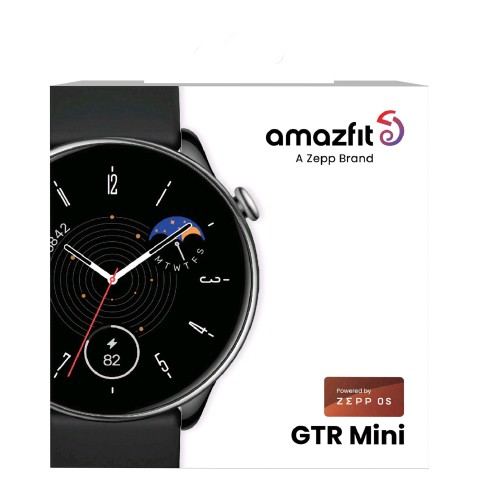 Amazfit GTR Mini 3,25 cm (1.28") AMOLED 42 mm Digitale 416 x 416 Pixel Touch screen Nero, Argento GPS (satellitare)