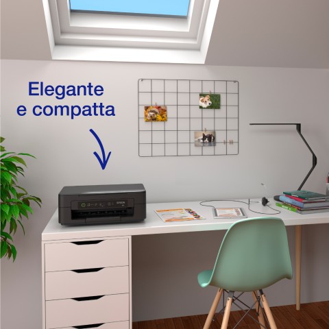 Epson Expression Home XP-2200 stampante multifunzione A4 getto d'inchiostro 3in1, scanner, fotocopiatrice, Wi-Fi Direct, cartucce separate, 3 mesi di inchiostro incluso con ReadyPrint