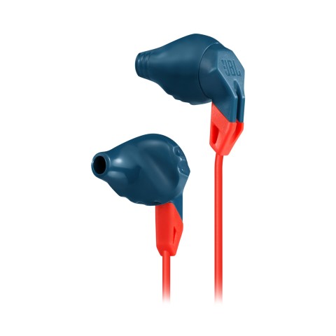 JBL Grip 200 Auricolare Cablato In-ear Musica e Chiamate Blu, Rosso