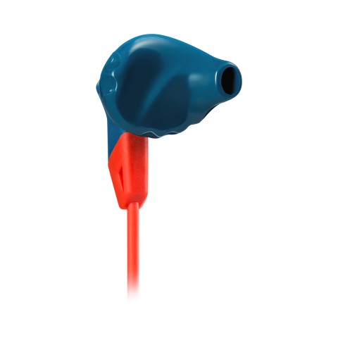 JBL Grip 200 Auricolare Cablato In-ear Musica e Chiamate Blu, Rosso