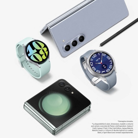 Samsung Galaxy Watch6 Smartwatch Analisi del Sonno Ghiera Touch in Alluminio 44mm Graphite