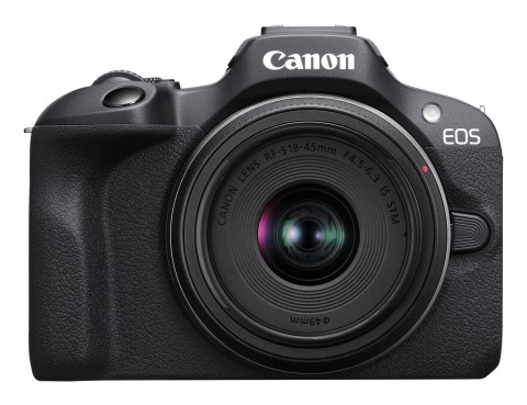 Canon EOS R100 + RF-S 18-45mm F4.5-6.3 IS STM Kit MILC 24,1 MP CMOS 6000 x 4000 Pixel Nero