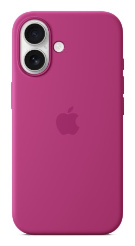 Apple Custodia MagSafe in silicone per iPhone 16 - Fucsia