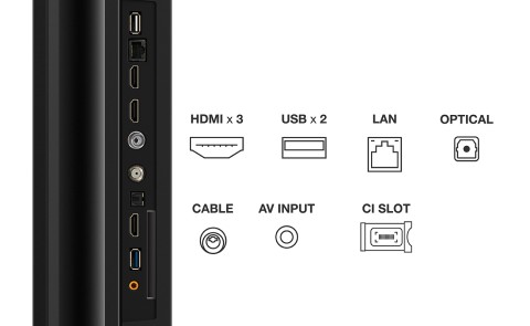 TCL P79 Serie P7 Smart TV Nanotecnologia WCG 4K 43" 43P79B, Dolby - Atmos, Google TV