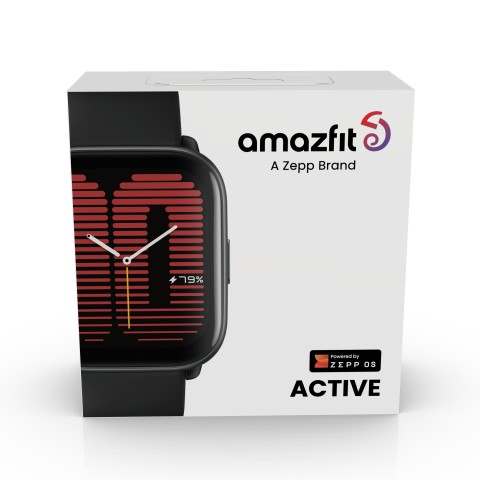 Amazfit Active 4,45 cm (1.75") AMOLED Digitale 390 x 450 Pixel Touch screen Nero GPS (satellitare)