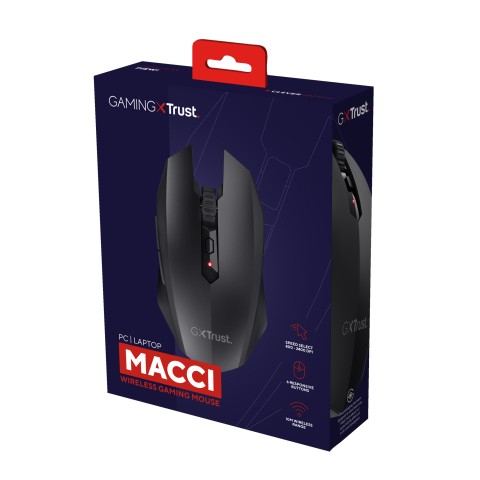 Trust GXT 115 Macci mouse Bambini Ambidestro RF Wireless Ottico 2400 DPI