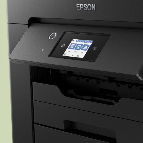 Epson WorkForce WF-7835DTWF, stampante multifunzione A3 getto d'inchiostro (stampa, scansione, copia), Display LCD 6,9 cm, Wi-Fi Direct, 3 mesi inchiostro incluso con ReadyPrint