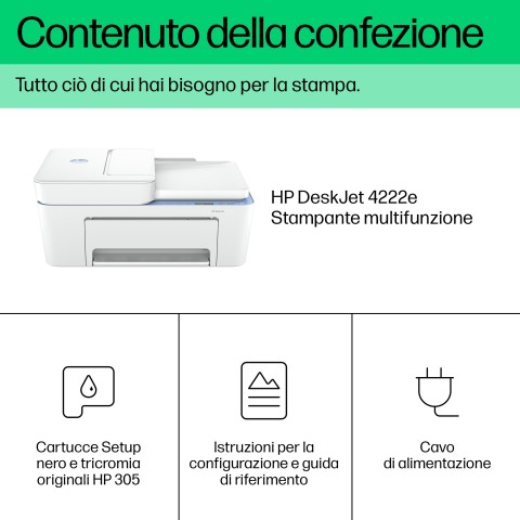 HP DeskJet Stampante multifunzione 4222e