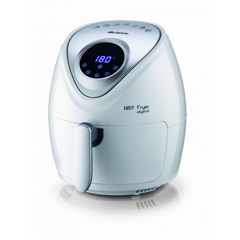 Ariete 4616 Airy Fryer Digital - Friggitrice ad Aria - Frigge senza grassi e olio - 7 Programmi Preimpostati - 1300 Watt - 3,5 Litri - Bianco