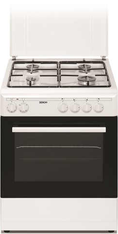 SEKOM CUCINA SCFS66E4GTL CUCINA 60CM 4F/GAS F.ELETT. 4FUNZ.