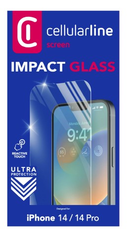 Cellularline Impact Glass - iPhone 14 / 14 Pro