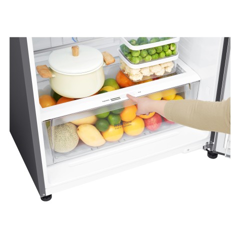 LG GTB744PZHED Frigorifero doppia porta, Classe E, 506L, Wi-Fi, Door Cooling, Cassetto 0 gradi, Gestione umidità, Inox