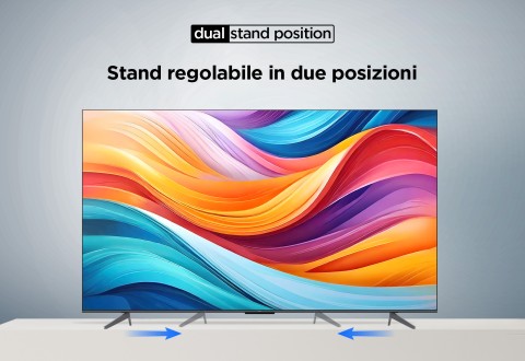 TCL C65 Serie C6 Smart TV QLED 4K 85" 85C655, audio Onkyo con subwoofer, Dolby Vision - Atmos, Google TV