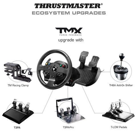 Thrustmaster TMX Force Feedback Nero Volante PC, Xbox One